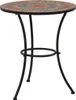 vidaXL Mozaikový bistro stôl oranžová/sivá 60 cm keramika Náhľad obrázku produktu 7