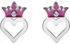 Eleganckie stalowe kolczyki Princess E600187RWL.CS Podgląd zdjęcia produktu 5