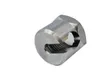 A close-up, studio shot of a metal nut on a white background. Produktbild-Vorschau