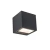 Lampada da parete a LED da incasso nera per esterni 9W Anteprima dell’immagine prodotto 2