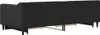 vidaXL Lit de jour extensible avec tiroirs noir 90x200 cm Voir les images du produit 9