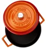 LAVA Bräter orange Ø 25 cm, Serie Casseroles round Höhe: Produktbild-Vorschau 3