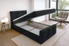 AX LIVING Lit avec sommier 90x200cm Argentaro Lit boxspring Voir les images du produit 2