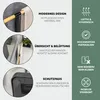 eluno Stand-Handtuchhalter freistehend, 2 Stangen, Produktbild-Vorschau 4