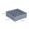Relaxdays Organizer per biancheria intima, set da 4, Anteprima dell’immagine prodotto 4