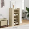 Schuhschrank Sonoma-Eiche 52x37,5x100 cm Holzwerkstoff Produktbild-Vorschau 3