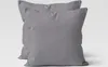 2er Set Renforcé UNI Kissenhüllen 80x80 cm Kopfkissen Produktbild-Vorschau 1