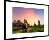 MuchoWow® MuchoWow® Gerahmtes Poster Elefant - Tiere - Dorf Produktbild-Vorschau 1