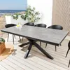 riess-ambiente Esstisch GALAXIE 160cm hellgrau anthrazit Produktbild-Vorschau 2