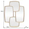 riess-ambiente Wandspiegel QUADRA 90cm gold Produktbild-Vorschau 5