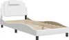 VidaXL 3208055, Biały, 85 cm, 2,18 m, 74,5 cm, 800 x 2000 Podgląd zdjęcia produktu 3