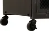 Lowboard HWC-N28, regał TV, kółka 2 przegrody, struktura 3D Podgląd zdjęcia produktu 12