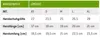 A size chart for gloves, showing international sizes and corresponding measurements in centimeters. Produktbild-Vorschau