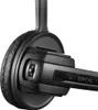 A close-up view of a black EPOS headset, focusing on the ear cup and microphone boom. Anteprima dell’immagine prodotto