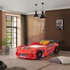 Autobett Kinderbett 'Rio' 90x200 Carbon mit LED Leuchte Produktbild-Vorschau 3