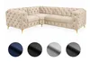 Ecksofa Moet L-Form beige 202x262 cm groß – Wohnlandschaft Produktbild-Vorschau 1