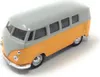 Modellauto T1 Bus 1963 mit Rückziehmotor gelb / beige Produktbild-Vorschau 1