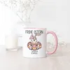 Frohe Ostern 2022 Tasse Rosa Osterhase Osterei Produktbild-Vorschau 4