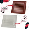 KOTARBAU® Ventilačná mriežka 165 x 165 mm Ventilácia s Náhľad obrázku produktu 4