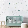 Muralo nástěnné tetování samolepka na zeď barevné DOTS Náhled obrázku produktu 4
