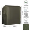 Strandkorb Hanse Schutzhülle winterfest XXL 150cm breit aus Produktbild-Vorschau 4