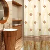 Textil Duschvorhang kolonial beige braun 180x180 cm inkl. Produktbild-Vorschau 1