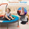 Trampolino per bambini COSTWAY Ø90 cm, minitrampolino con Anteprima dell’immagine prodotto 5