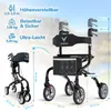 Rollator Faltbar und Leicht mit Sitz - NUR 5,95 KG - Produktbild-Vorschau 9