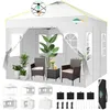Gazebo da esterno 3x3 metri, bianco, impermeabile, Anteprima dell’immagine prodotto 1