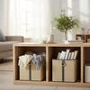 Zestaw 2 koszyków do przechowywania Relaxdays, bambus i Podgląd zdjęcia produktu 2
