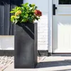 Capi Pflanzgefäß Urban Smooth Rechteckig 36 x 79 cm Schwarz Produktbild-Vorschau 9