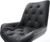DELIFE Esszimmerstuhl Taimi-Flex Echt-Leder Schwarz Produktbild-Vorschau 4