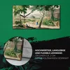 Küchenuhr Bürouhr Leinwand Uhr 60x30 Gemälde Landschaft Produktbild-Vorschau 5
