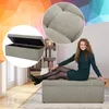 MG Design Polsterhocker Grau 45x120 cm - Stauraum 140L, bis Produktbild-Vorschau 4