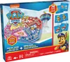 The image shows the packaging of a Paw Patrol Pop-Up Game and Memo Game. Produktbild-Vorschau