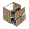 Domodomo Badezimmerschrank mit Waschbecken, 60 x 46 x 64 cm Produktbild-Vorschau 5