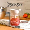 Praknu 25 vasetti di marmellata da 230 ml con coperchio - Anteprima dell’immagine prodotto 3