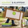 JUSKYS® Sonnenliege Tavira Creme - klappbar, verstellbar, Produktbild-Vorschau 3