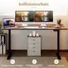 COSTWAY scrivania regolabile in altezza 140 x 70 cm, Anteprima dell’immagine prodotto 4