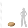Povlak na sedací podušku na zemi, průměr 58 cm. Náhled obrázku produktu 2