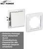Tlačítko McPower ''Cup'' 250V/10A, pod omítku, bílé Náhled obrázku produktu 7