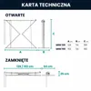 Suszarka na pranie sufitowa Foxydry Mini 128 cm oszczędność Podgląd zdjęcia produktu 9