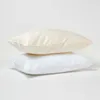 HOMESCAPES Kissenbezug 40 x 60 cm, creme, 100% Baumwolle Produktbild-Vorschau 5