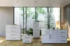 Weiße Hochglanz Kommode Family 100x107x40cm Modern 4 Produktbild-Vorschau 4