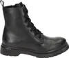 A black lace-up boot shown from the side. Produktbild-Vorschau