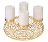 Edzard - Milano Adventskranz Ø 34 cm, goldfarben Produktbild-Vorschau 1