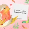 Mr. & Mrs. Panda Glückwunschkarte Spruch 7. Geburtstag Produktbild-Vorschau 5