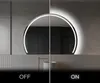 Unregelmäßiger asymmetrischer angeschnitten Spiegel mit LED Produktbild-Vorschau 4