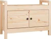 vidaXL Lavice do předsíně 80x40x60 cm Masivní borovicové Náhled obrázku produktu 1