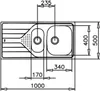 Umývadlo s jedným umývadlom Teka 115140001 (60 cm) Náhľad obrázku produktu 12